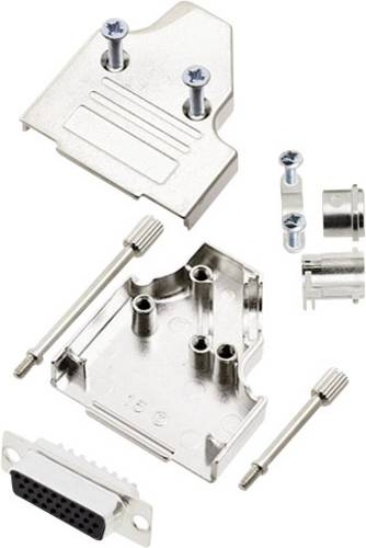 Encitech MHDM35-15-HDS26-K 6355-0060-12 D-SUB Buchsenleisten-Set 180 ° Polzahl: 26 Lötkelch 1 Set
