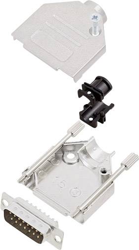 Encitech DTZK15-DBP-K 6355-0002-02 D-SUB Stiftleisten-Set 180° Polzahl: 15 Lötkelch 1 Set