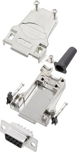 Encitech DTZF09-DMS-K 6355-0045-11 D-SUB Buchsenleisten-Set 180° Polzahl: 9 Lötkelch 1 Set