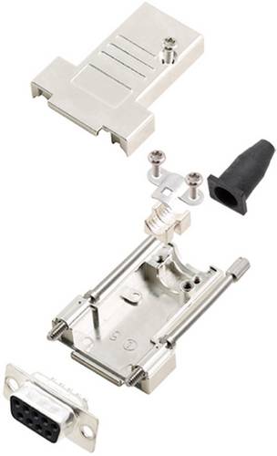 Encitech DTSL09-T-JSRG+DBS-K 6355-0040-11 D-SUB Buchsenleisten-Set 180 ° Polzahl: 9 Lötkelch 1 Set