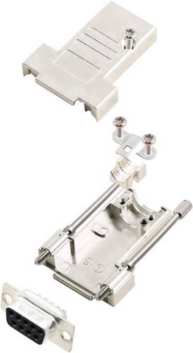 Encitech DTSL09-T-JSRG+DMS-K 6355-0040-31 D-SUB Buchsenleisten-Set 180 ° Polzahl: 9 Lötkelch 1 Set