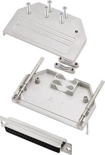 DTZI37-DMS-K 6355-0077-34 D-SUB Buchsenleisten-Set 180° Polzahl: 37 Lötkelch 1 Set