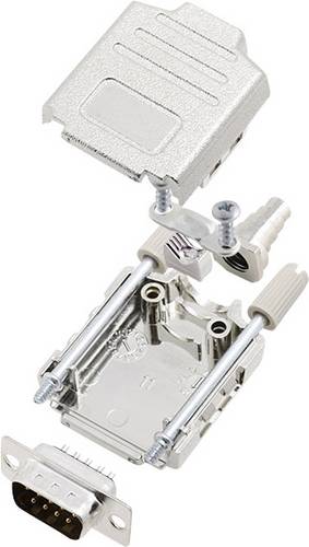 Encitech DPPK09-M-DBP-K 6355-0004-01 D-SUB Stiftleisten-Set 180 ° Polzahl: 9 Lötkelch 1 Set