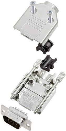 Encitech DTPK-M-9-DBP-K 6355-0030-01 D-SUB Stiftleisten-Set 180 ° Polzahl: 9 Lötkelch 1 Set