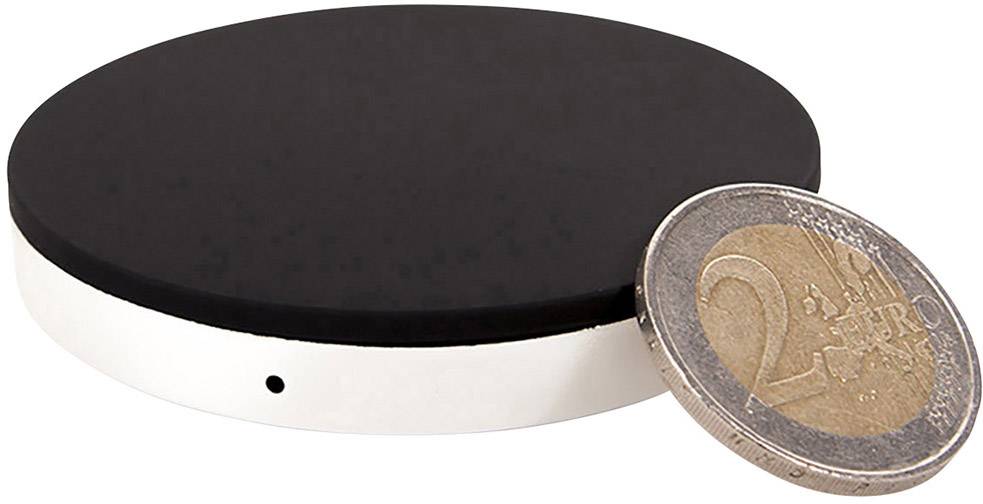 ZENS Induktions-Ladegerät  Qi Round ZESC05B00  Ausgänge Induktionslade-Standard Schwarz, Silber