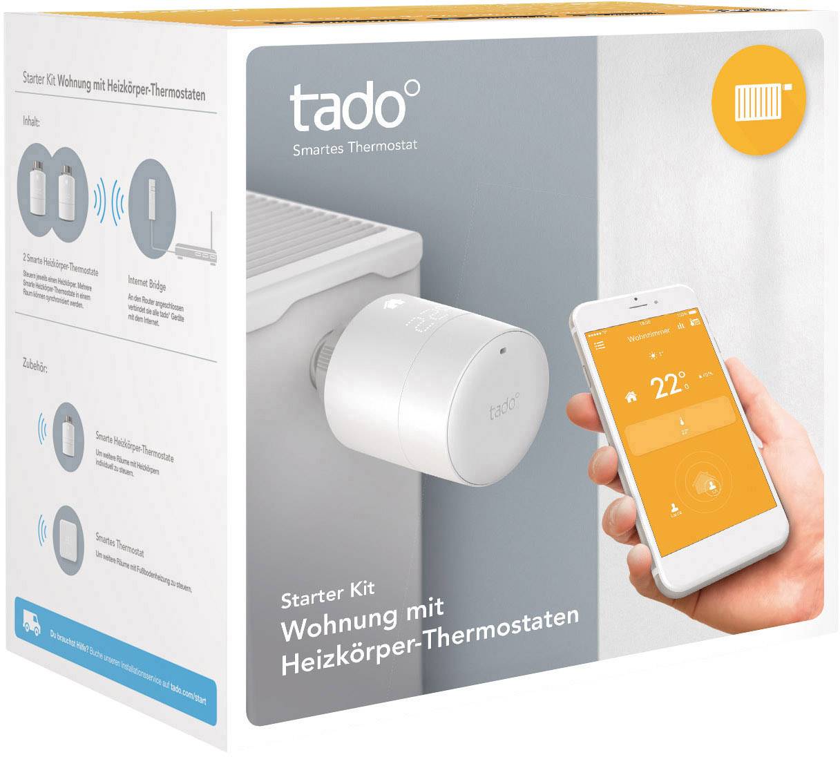 tado° Starterkit für Heizkörperthermostate V3 2er Set