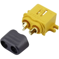 Reely 1509168 Akku Stecker XT60L vergoldet 1 St. Reely 1509168 Akku Stecker XT60L vergoldet 1 St.