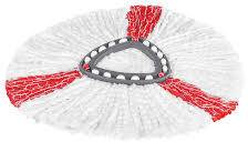 Vileda 166143 Turbo Easy Wring & Clean Wischmop Ersatzkopf 2er Pack Ersatzaufsatz 2 St.