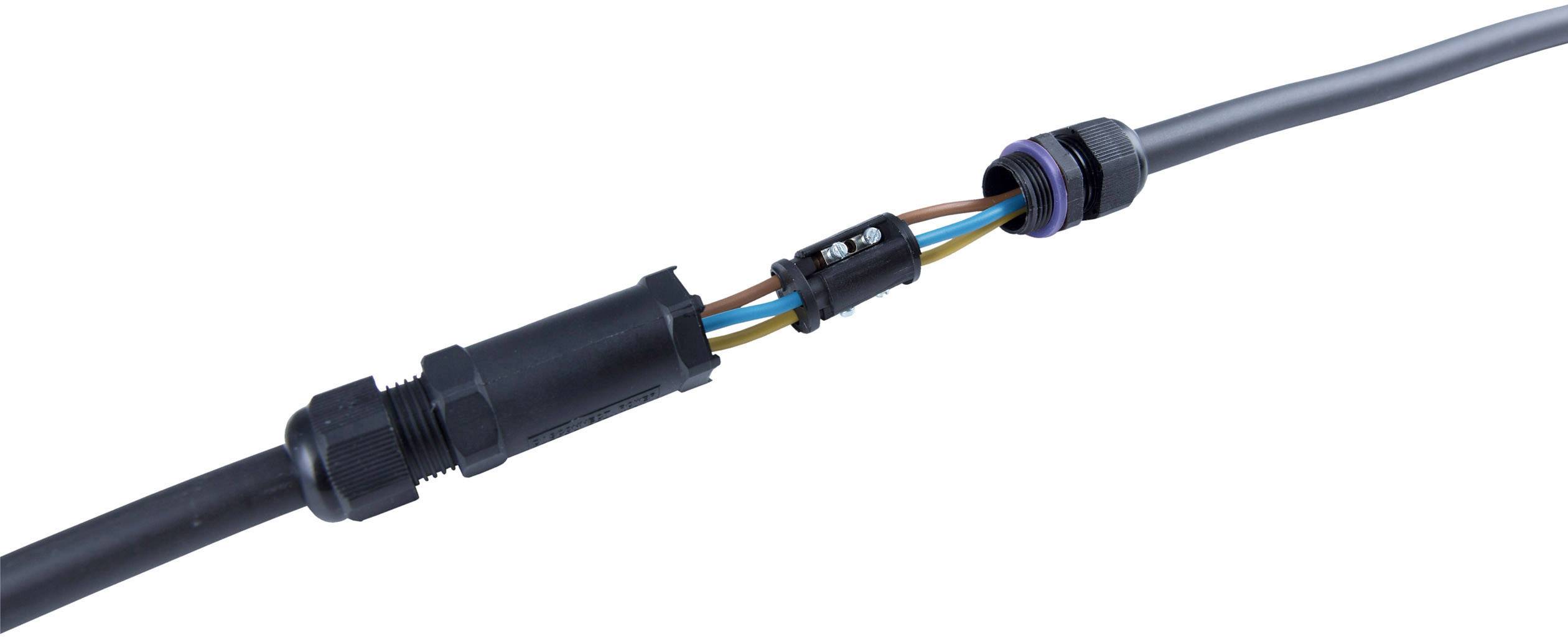 Heitronic 45608 Kabelverbinder mit Schraubklemmen (L x B x H) 100 x 23.5 x 26mm 1St.