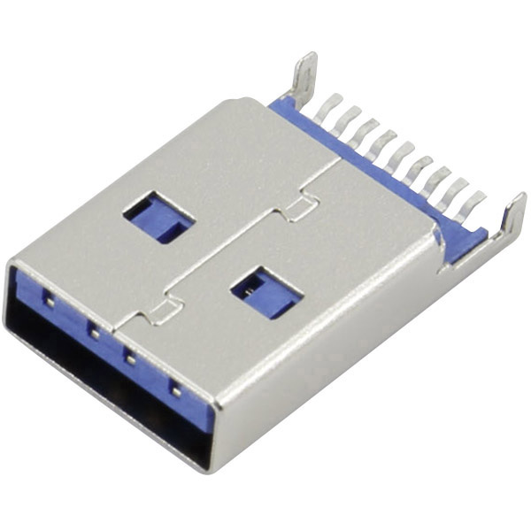 Attend 209A-SG03 USB A Einbaustecker Stecker, Einbau horizontal Inhalt: 1 St.