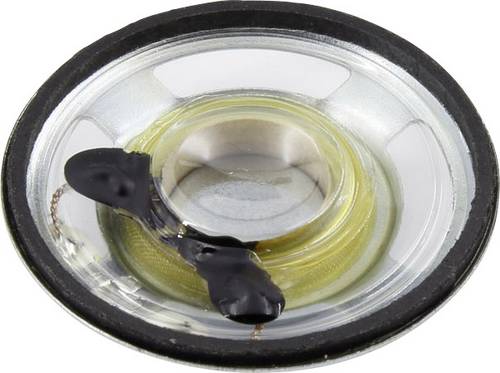 TRU Components 1.57 Zoll 4 cm Kleinlautsprecher 1 W 8 Ω Kunststoff-Membran, Feuchtigkeitsbeständig