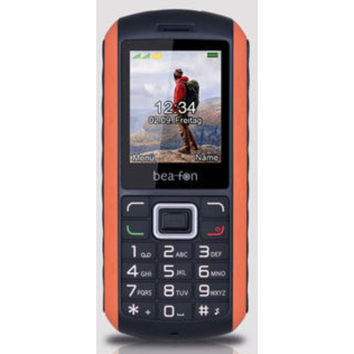 Téléphone portable outdoor beafon AL550 AL550_EU001BO noir, orange 1 pc(s)