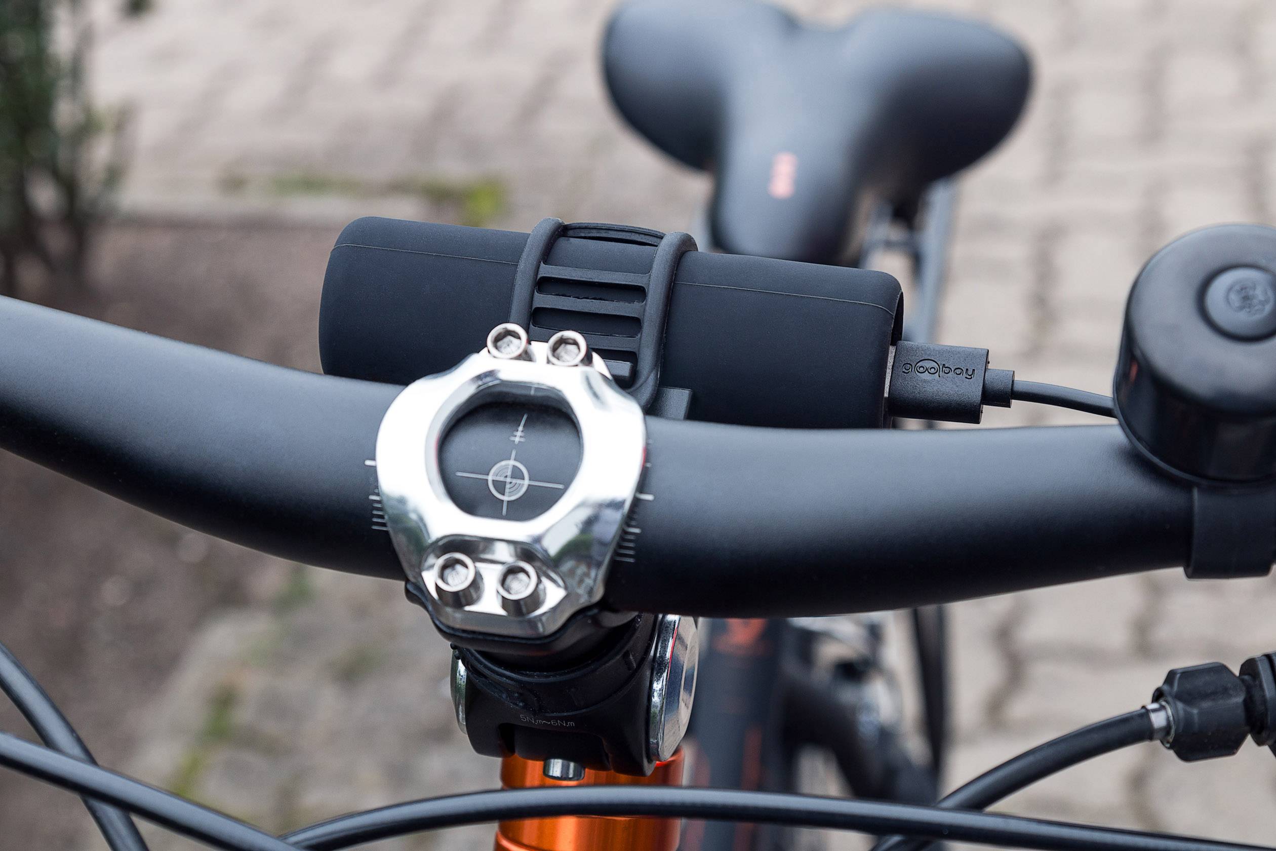 Goobay Bike-Power 5.0 Powerbank 5000 mAh Li-Ion Schwarz