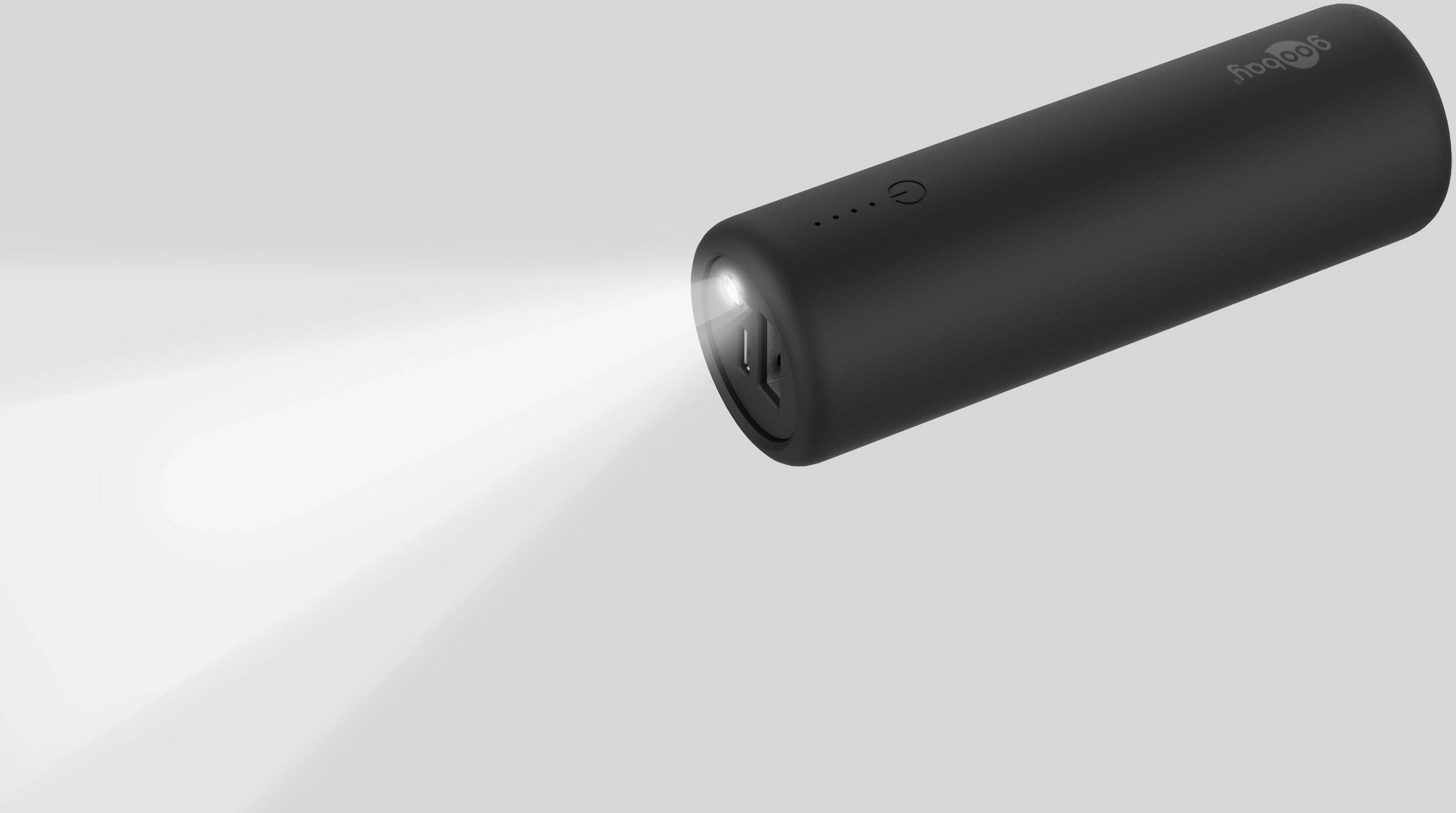 Goobay Bike-Power 5.0 Powerbank 5000 mAh Li-Ion Schwarz