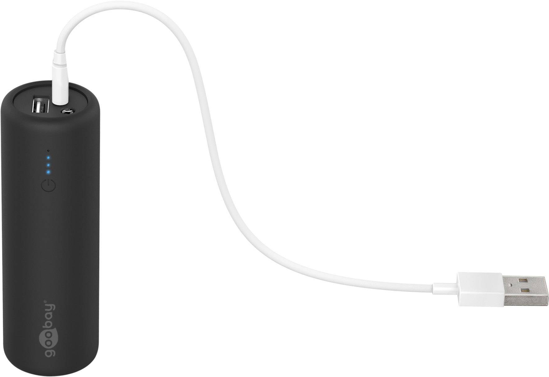 Goobay Bike-Power 5.0 Powerbank 5000 mAh Li-Ion Schwarz