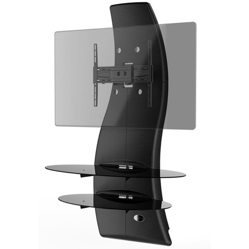 Meliconi Ghost Design 2000 Fix Carbon Fibre TV-Wandhalterung 81,3cm (32") - 160,0cm (63") Starr