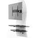 Meliconi Ghost Design 2000 Rotation White TV-Wandhalterung 81,3cm (32") - 160,0cm (63") Neigbar+Schwenkbar, Rotierbar