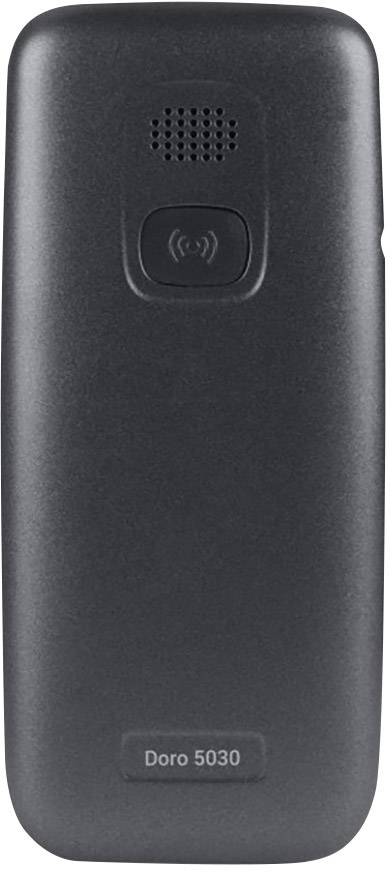 Doro 5030 Senioren-Handy mit Ladestation, SOS Taste Graphit