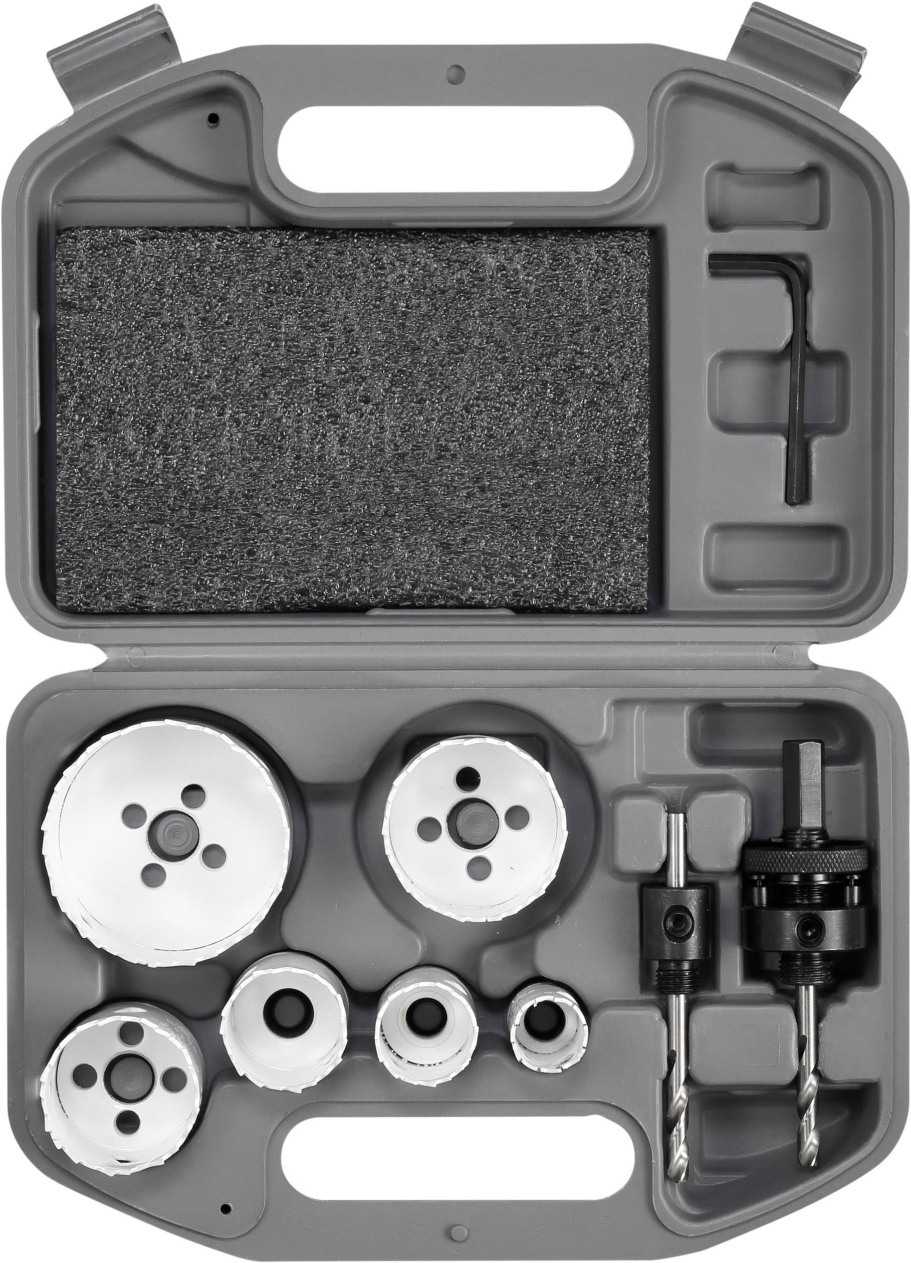 TOOLCRAFT TO-6803625 Lochsägen-Set 6teilig 22 mm, 29 mm, 35 mm, 44 mm, 51 mm, 68mm 1 Set