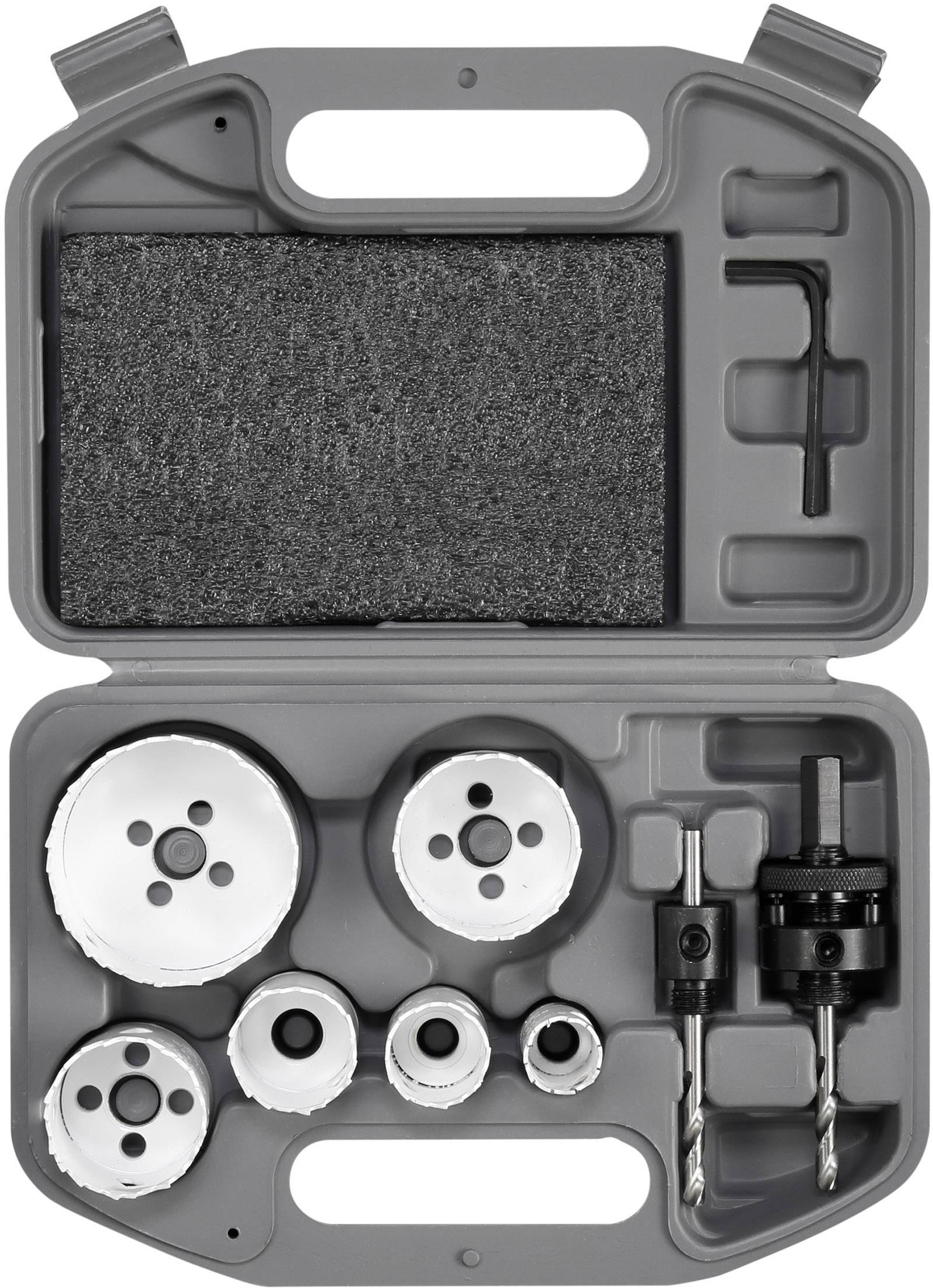 TOOLCRAFT TO-6803625 Lochsägen-Set 6teilig 22 mm, 29 mm, 35 mm, 44 mm, 51 mm, 68mm 1 Set