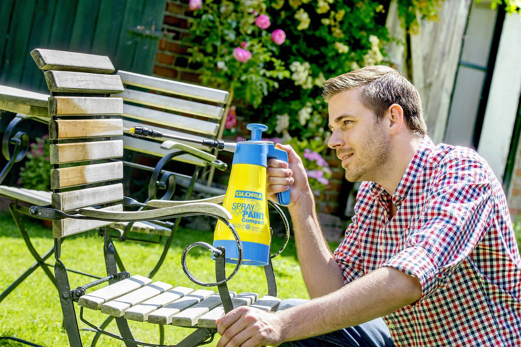 Gloria Haus und Garten 000355.0000 Spray&Paint Compact Drucksprüher 1.25l