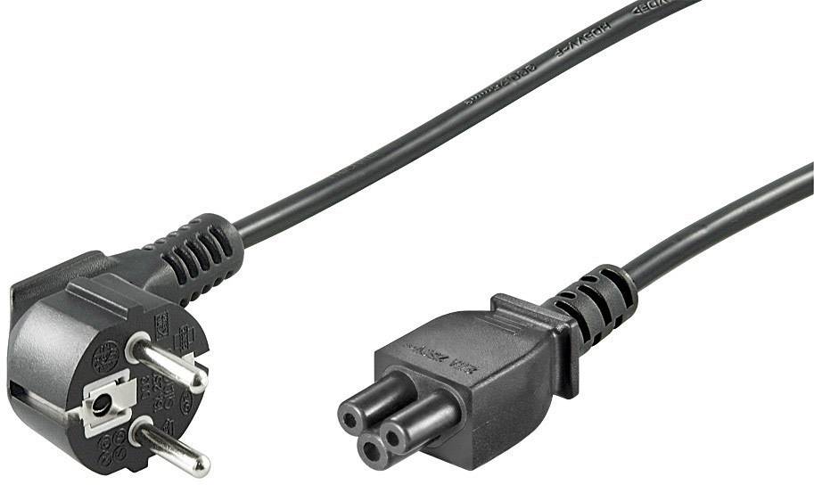 Goobay 44877 Strom Netzkabel Schwarz 3.00 m