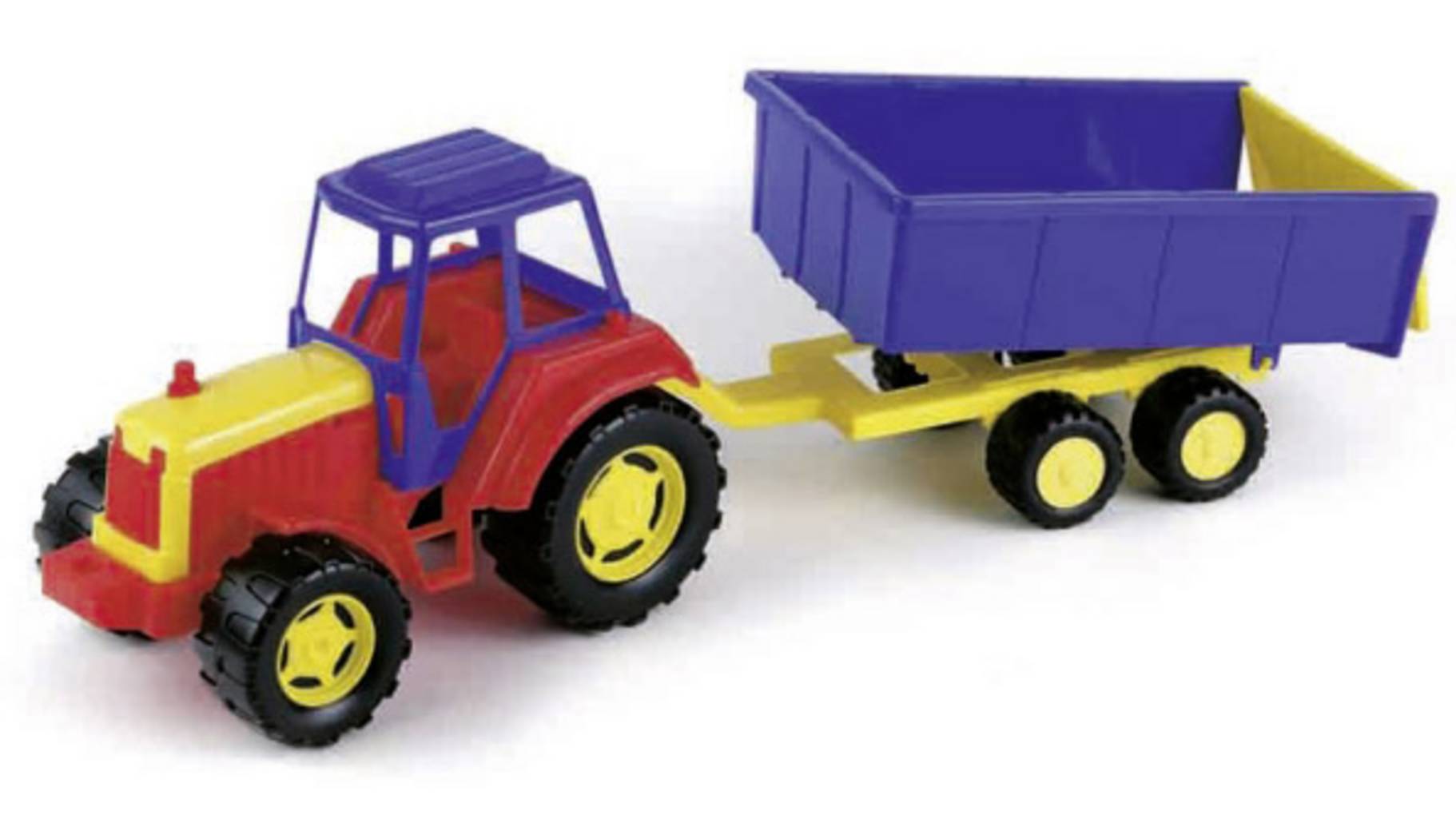 Simba Traktor Mit Anhänger – Sandkastenspielzeug, 52 Cm Lang, Mit Sieb & Baggerschaufeln, Für Kinder Ab 10 Monaten