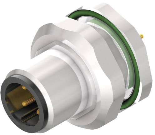 Weidmüller 2422370000 Sensor-/Aktor-Einbausteckverbinder M12 Stecker, Einbau vertikal Polzahl Sensoren: 4 10St.