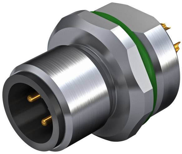 Weidmüller 2424180000 Sensor-/Aktor-Einbausteckverbinder M12 Stecker, Einbau vertikal Polzahl Sensoren: 4 10St.