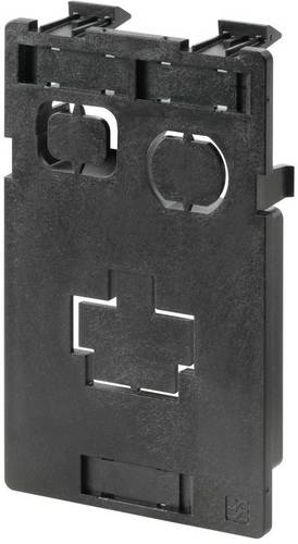 FrontCom® Einsatzplatte ungeschirmt 1x Power, US, 1x Data, 1x Sicherung
