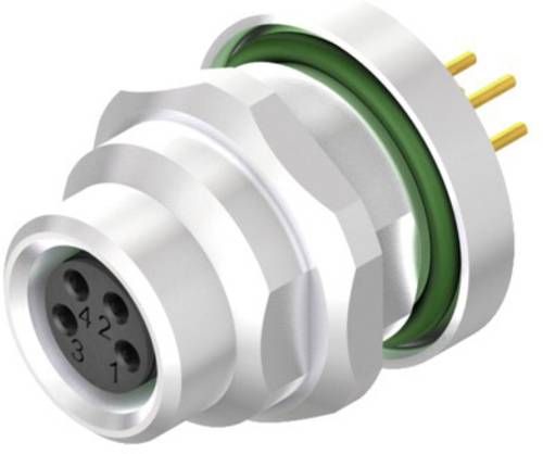 Weidmüller 2421650000 Sensor-/Aktor-Einbausteckverbinder M8 Buchse, Einbau vertikal Polzahl Sensore