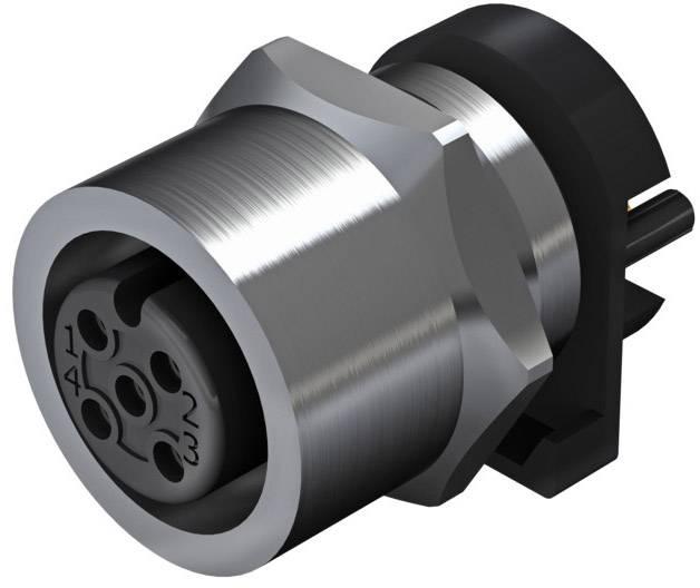 Weidmüller 2422460000 Sensor-/Aktor-Einbausteckverbinder M12 Buchse, Einbau vertikal Polzahl Sensoren: 4 10St.