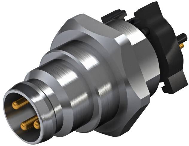 Weidmüller 2423100000 Sensor-/Aktor-Einbausteckverbinder M8 Stecker, Einbau vertikal Polzahl Sensoren: 4 25St.