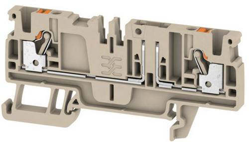 Weidmüller 1989930000 Durchgangsklemme 5.1 mm Zugfeder Grau 50 St.