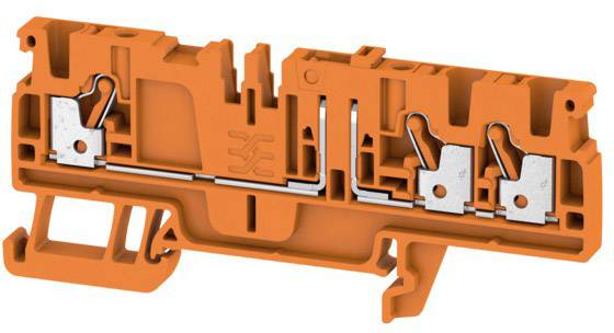 Weidmüller 1989850000 Durchgangsklemme 5.1mm Zugfeder Orange