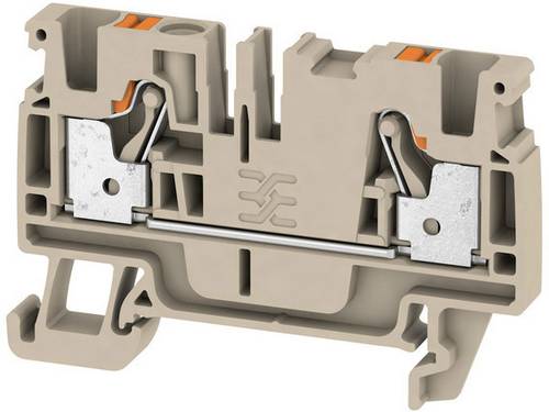 Weidmüller 2051180000 Durchgangsklemme 6.1 mm Zugfeder Grau 100 St.