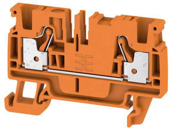 Weidmüller 2051230000 Durchgangsklemme 6.1mm Zugfeder Orange 100St.