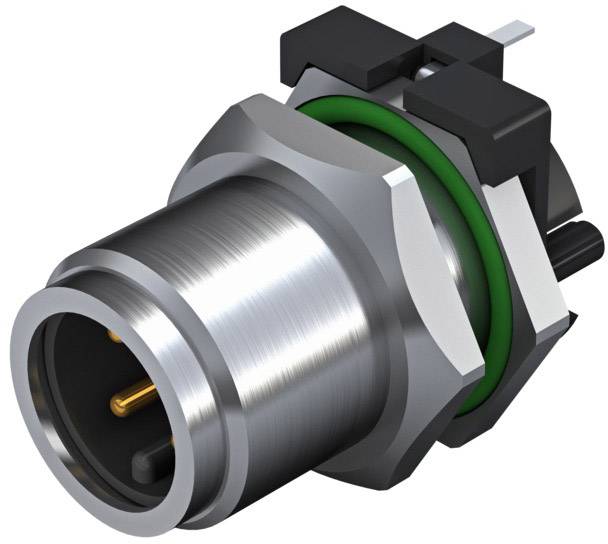 Weidmüller 2422910000 Sensor-/Aktor-Einbausteckverbinder M12 Stecker, Einbau vertikal Polzahl Sensoren: 5 10St.