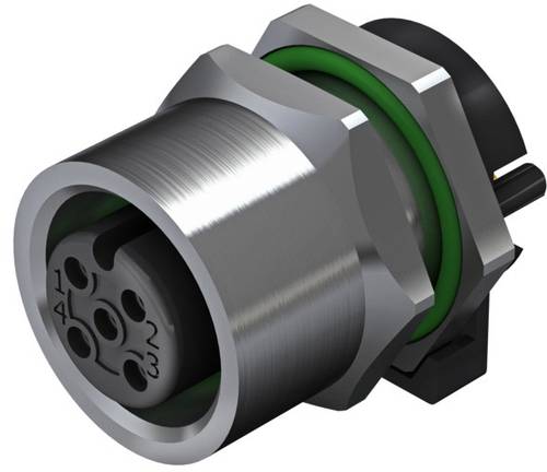 Weidmüller 2423210000 Sensor-/Aktor-Einbausteckverbinder M12 Buchse, Einbau vertikal Polzahl Sensor