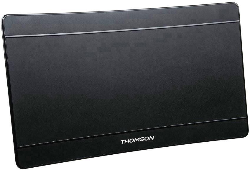 Thomson ANT1706-UHD/4K Aktive DVB-T/T2 Flachantenne Innenbereich Verstärkung: 43 dB Schwarz