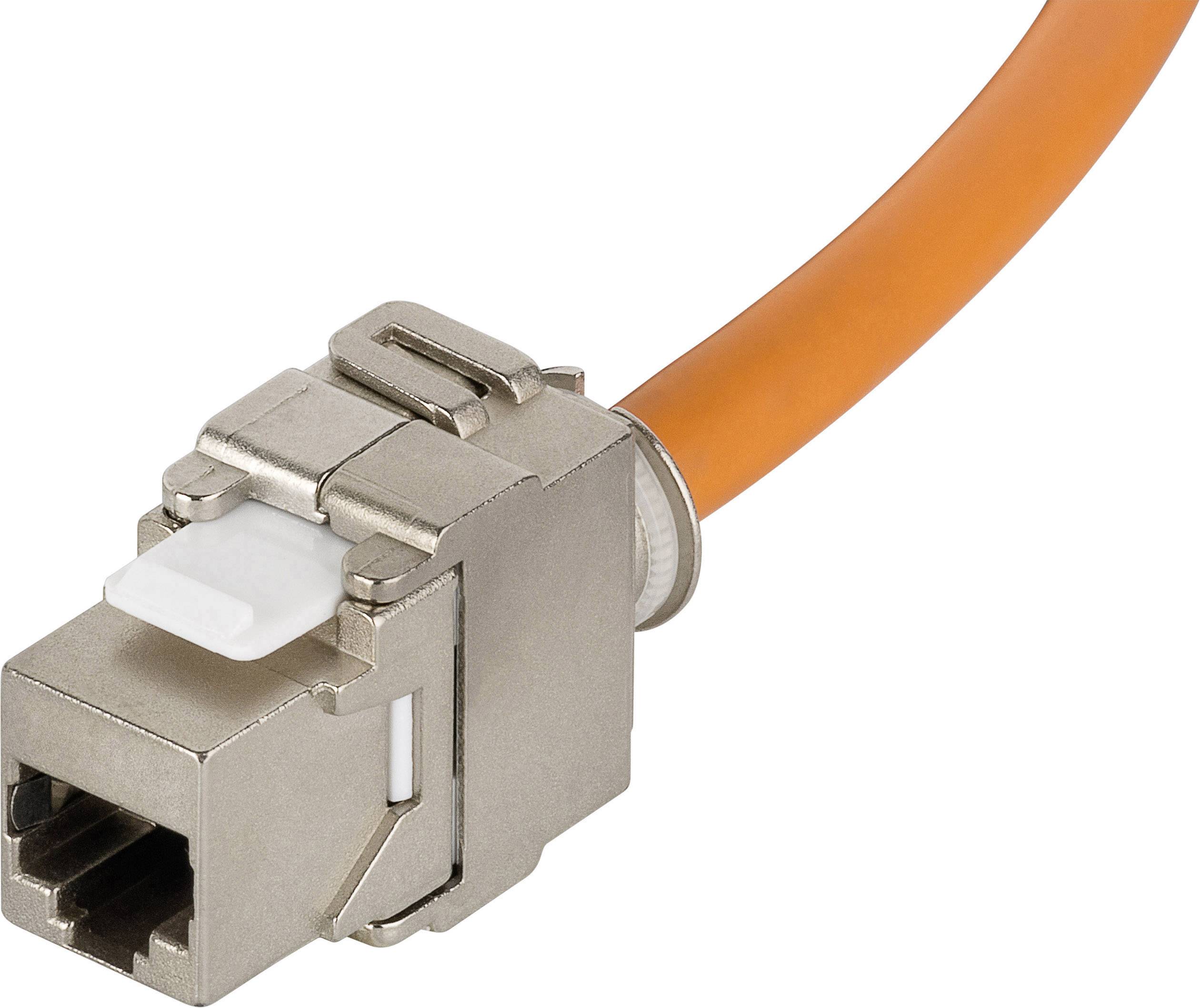 Goobay RJ45 Netzwerk Kabeltrommel S/FTP 50.00 m Orange