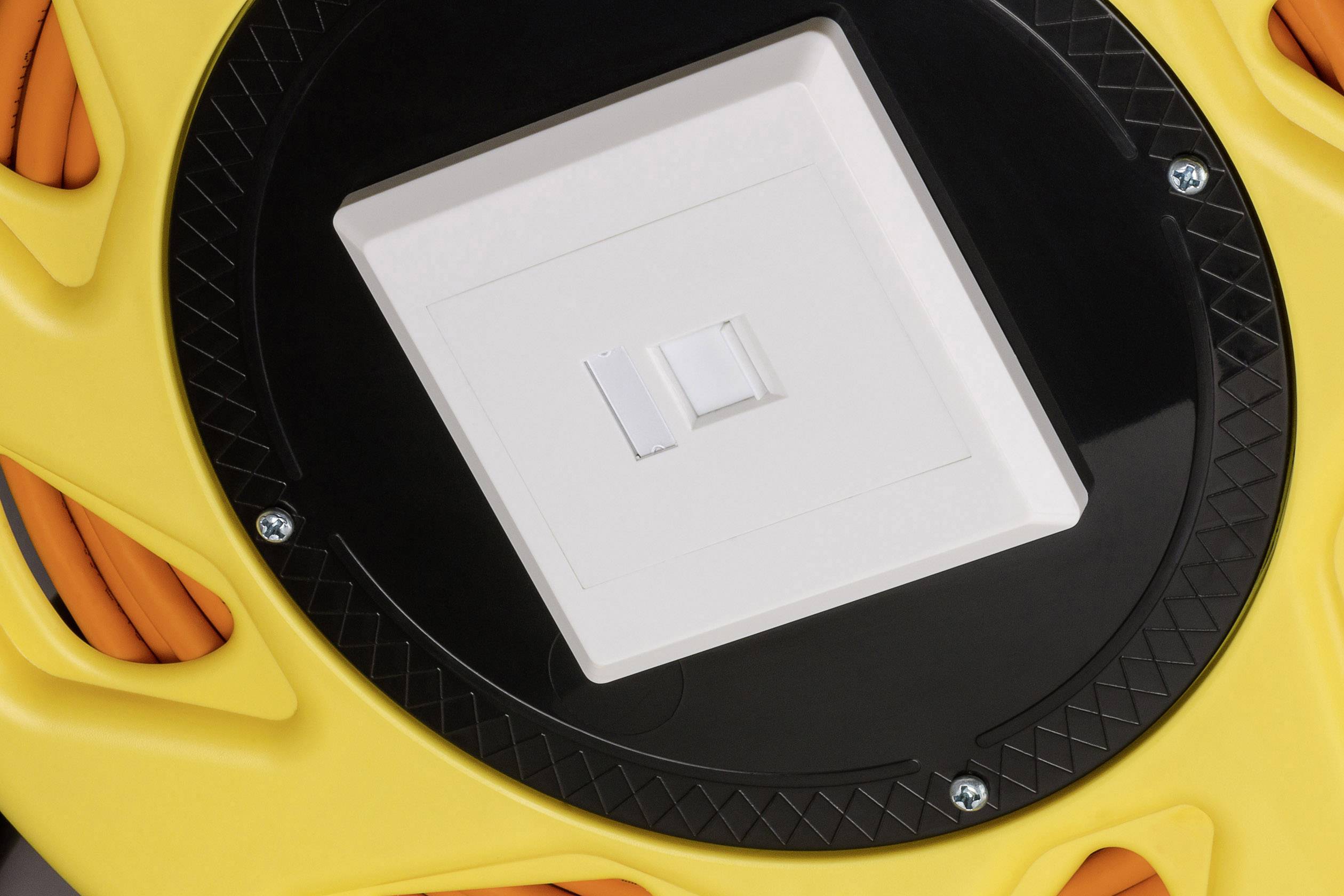 Goobay RJ45 Netzwerk Kabeltrommel S/FTP 50.00 m Orange