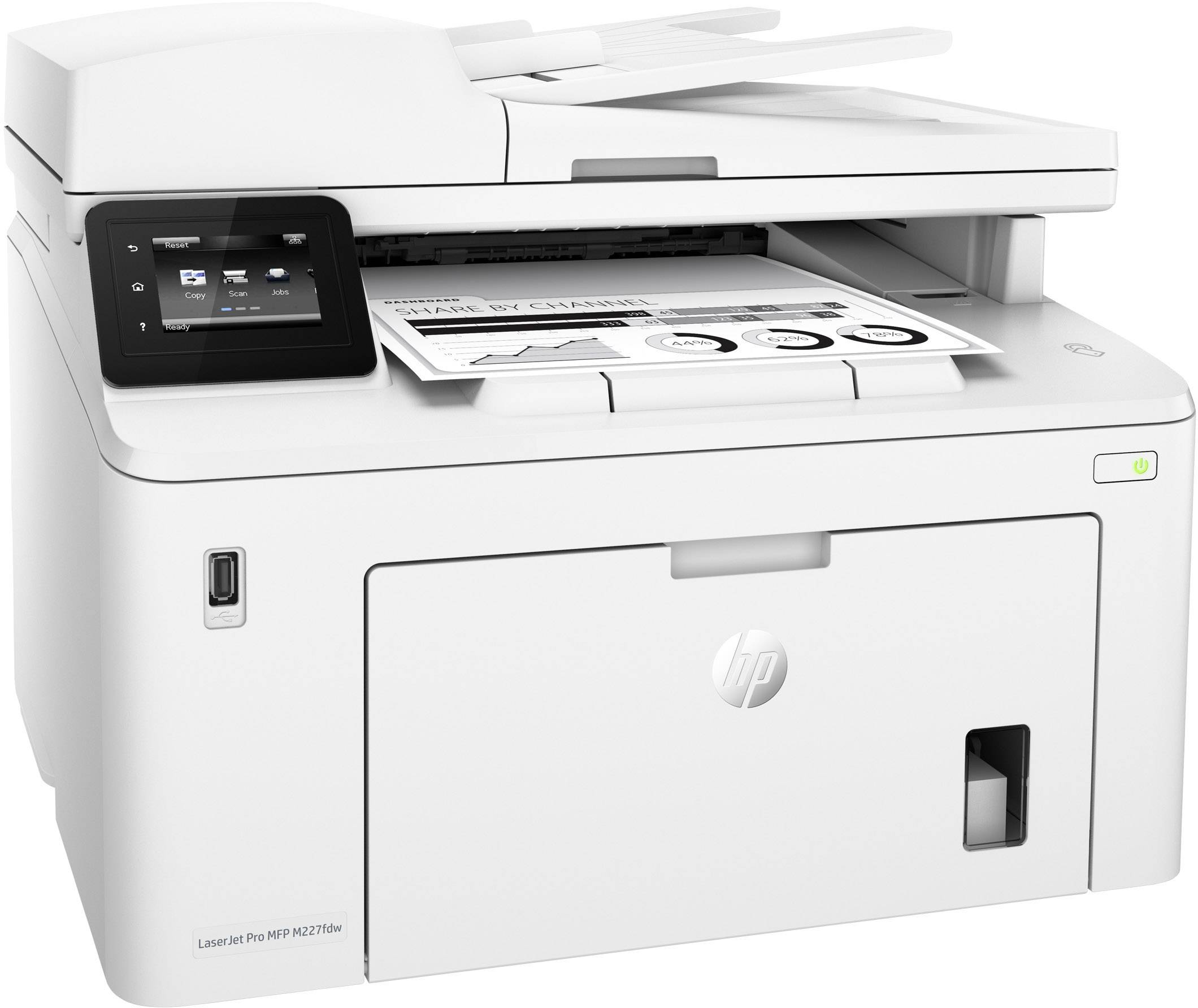 HP LaserJet Pro MFP M 227 fdw Multifunktionsdrucker Laser Schwarz-Weiß A4 Drucker, Scanner, Kopierer, Fax LAN, WLAN, NFC, ADF