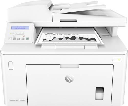 HP LaserJet Pro MFP M227sdn Schwarzweiß Laser Multifunktionsdrucker A4 Drucker, Scanner, Kopierer L