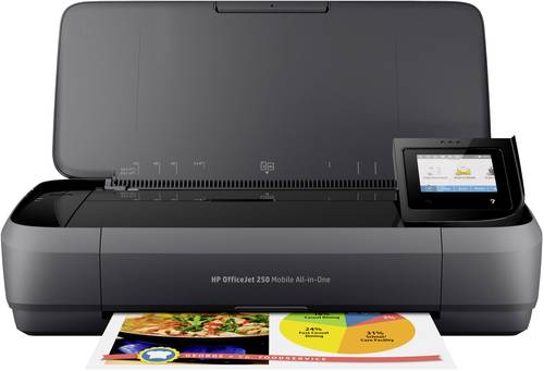 HP OfficeJet 250 All-in-One Farb Tintenstrahl Multifunktionsdrucker A4 Drucker, Scanner, Kopierer Ak
