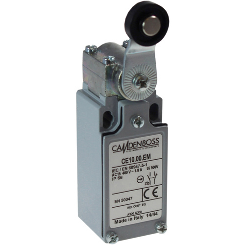 Camdenboss CE10.00.EM-CON CE10.00.EM-CON Endschalter 500 V Rollenhebel tastend IP65 1 St.