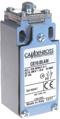 Axxatronic CE10.00.AM-CON Endschalter 500V Rollenstößel tastend IP65 1St.