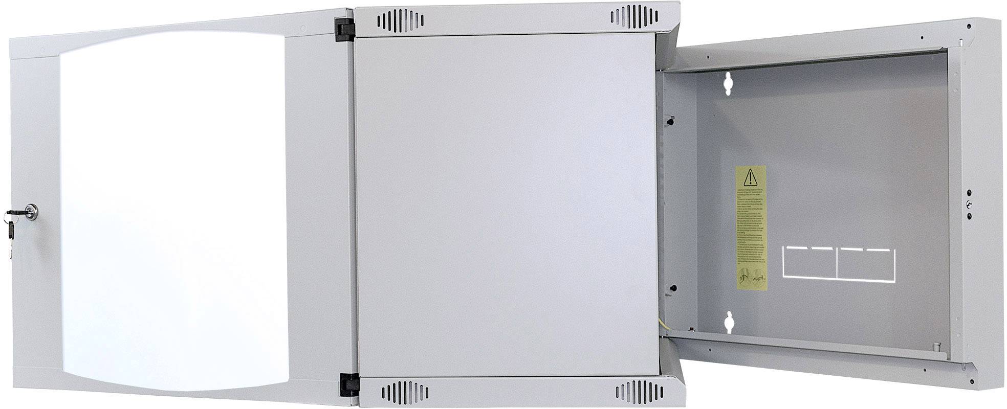 Intellinet 713757 19 Zoll Wandgehäuse (B x H x T) 540 x 327 x 450mm 6 HE Lichtgrau (RAL 7035)