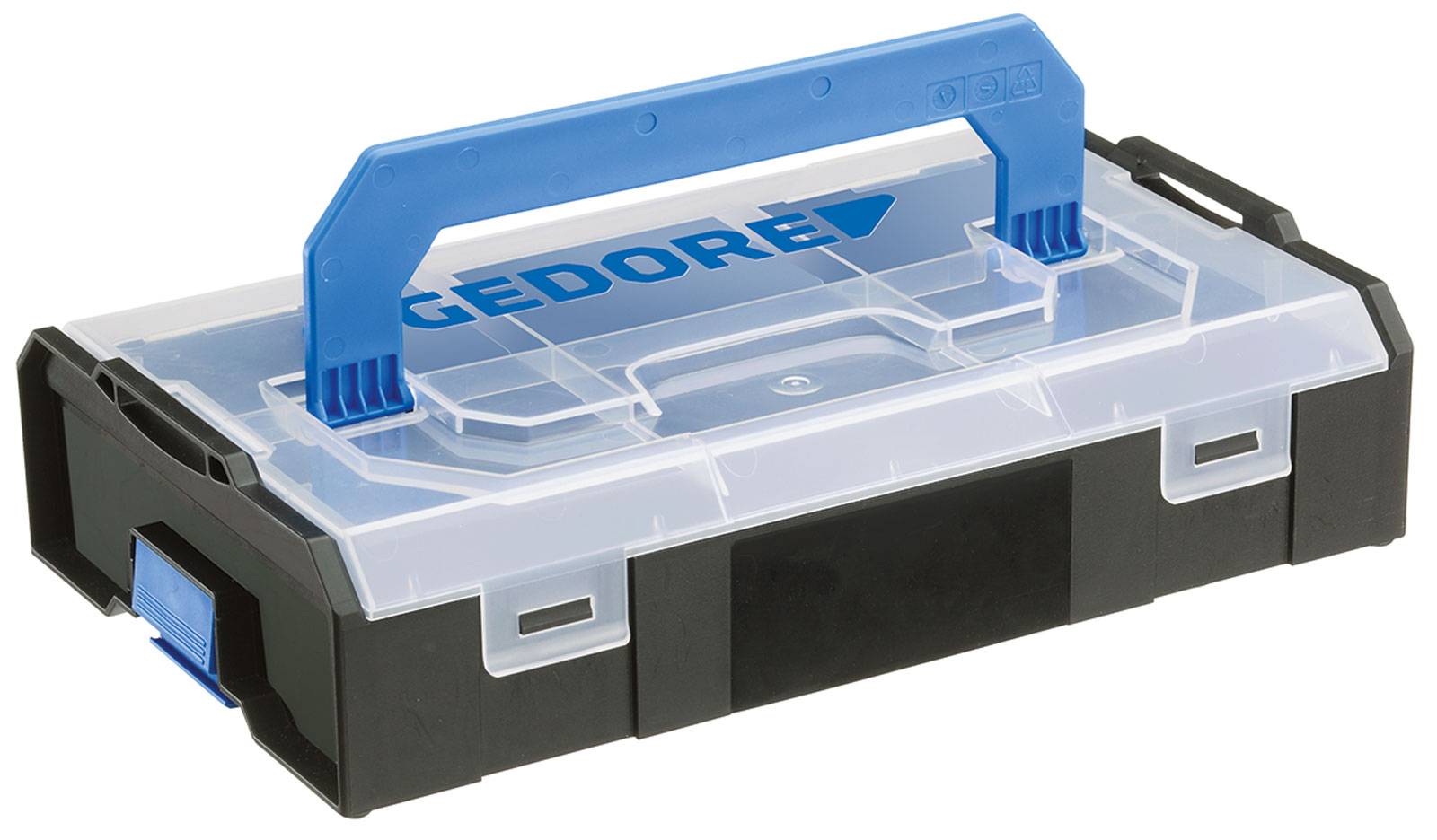 Gedore 2950529 Werkzeugkasten unbestückt Kunststoff Schwarz, Transparent