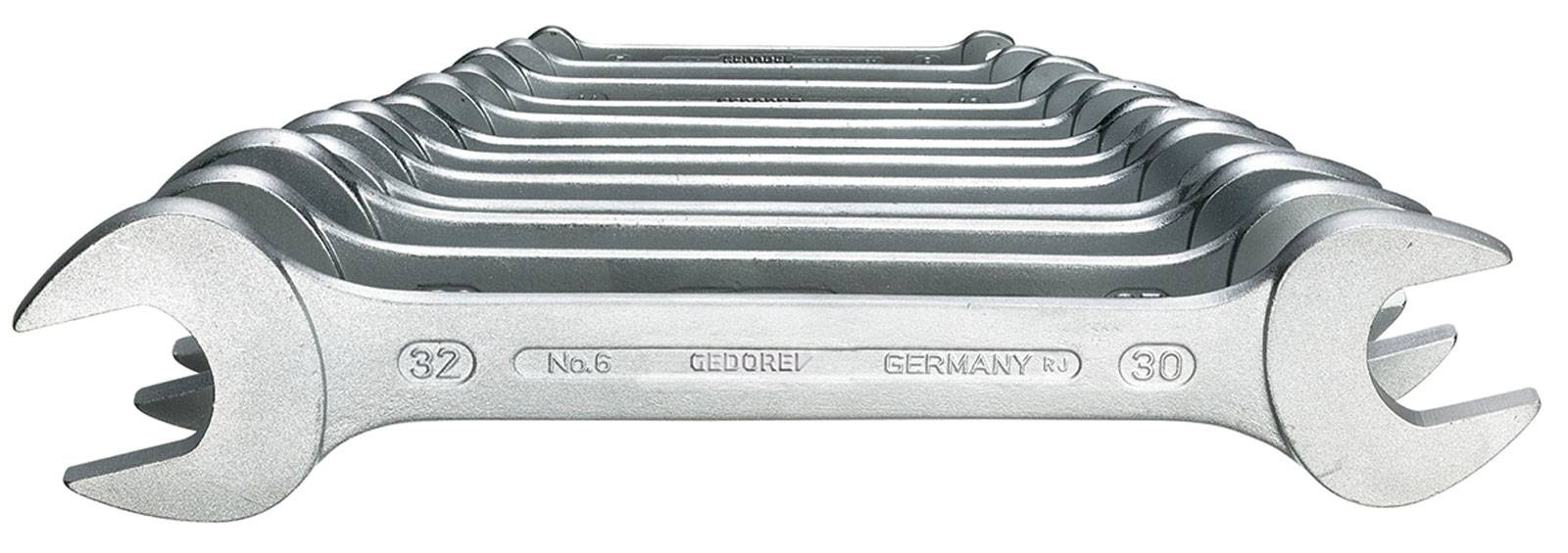 Gedore 6077700 Doppel-Maulschlüssel-Satz 12teilig Schlüsselweite (Metrisch) 6 - 32 mm